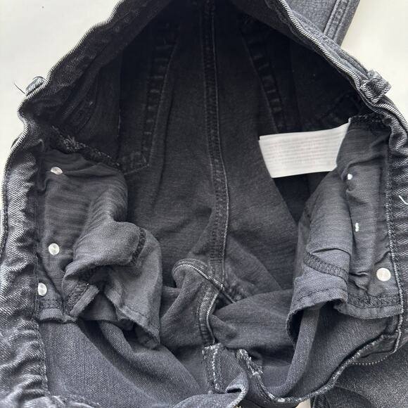 Abercrombie The Ankle Straight Ultra High Rise Distressed Jeans - Picture 7 of 10